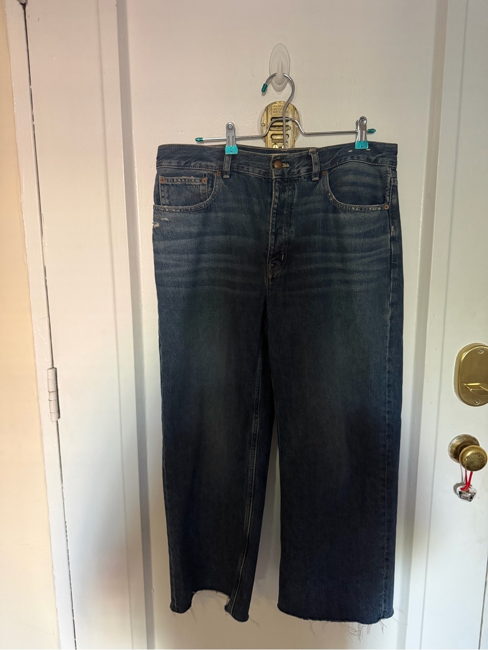Madewell Low Slung Baggy Crop Jeans